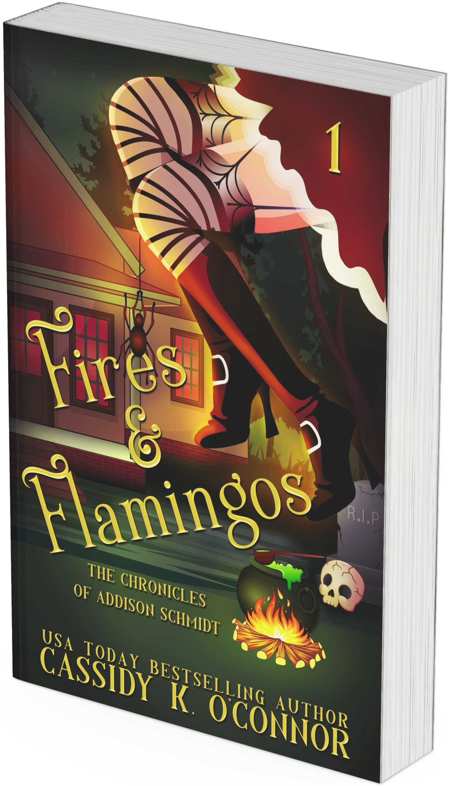 Fires & Flamingos: Chronicles of Addison Schmidt Print